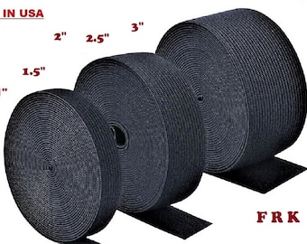 Elastic 20 yard Black Sewing Elastic 0.5", 1", 1.5", 2", 2.5", 3" Inch USA FREE SHIPPING