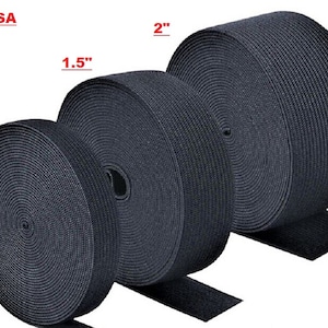 Elastic 1&quot;,1.5&quot;,2&quot;,2.5&quot;, (25 yard ) knitted elastic high quality flat band elastic MADE IN USA