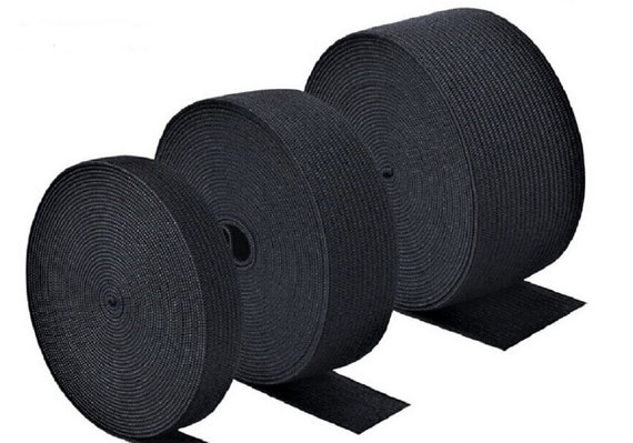 Black Sewing Elastic 1 , 2 , 3 Inch 10 Yard High Quality Elastic MADE IN  USA 