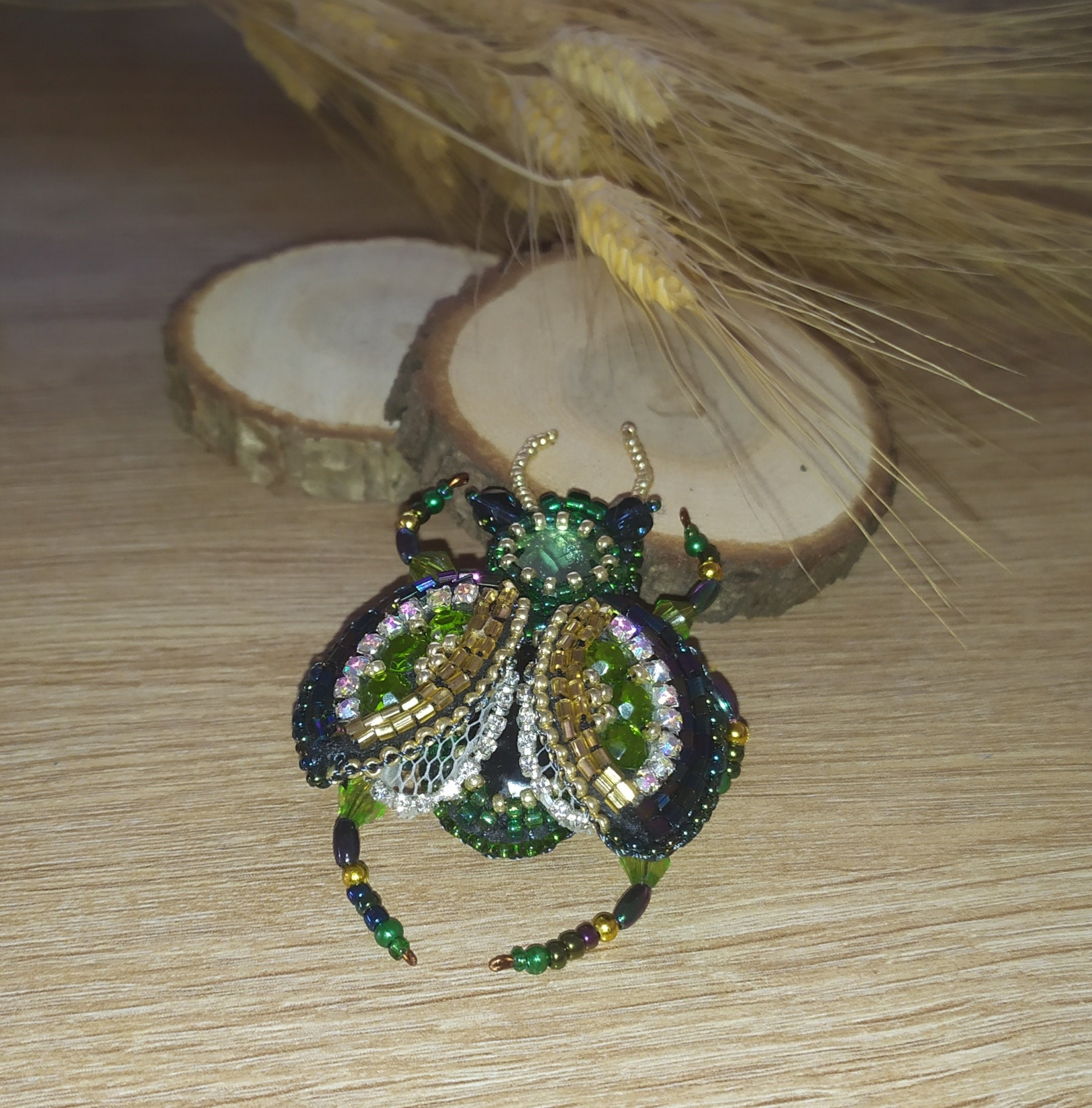 Insect Pin Insect Brooch Bug Pin Bug Jewelry Embroidered - Etsy