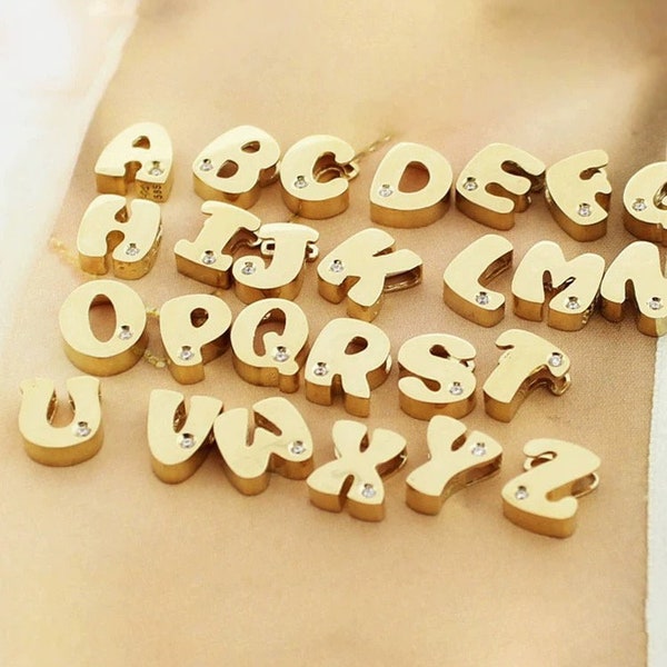 Letter Pendant - Etsy