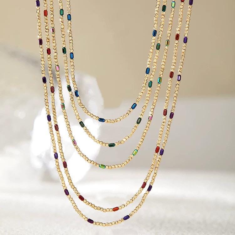 マルコビチェゴ カラーストーン ネックレス パラダイス Paradis マルコビチェゴ カラーストーン ネックレス パラダイス Paradis