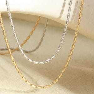 18K Solid Gold Tiny Gold Ball Disc Necklace, Small Beads Gold Necklace, solid Gold Disc Necklace, Τiny Dots Necklace, tiny beads choker