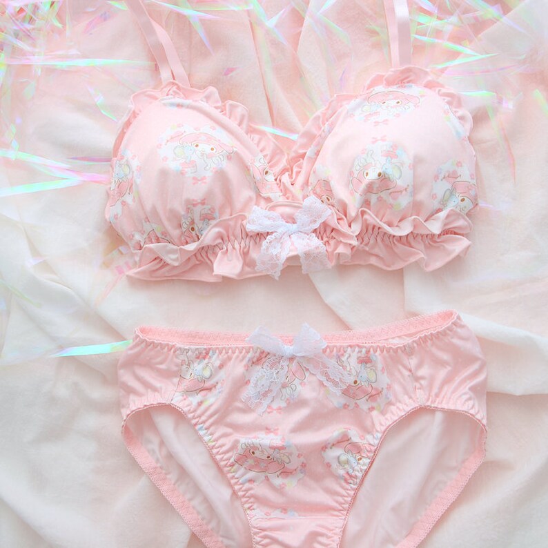 My Melody Sanrio Bra/Panty Lingerie Set Lolita Kawaii and | Etsy