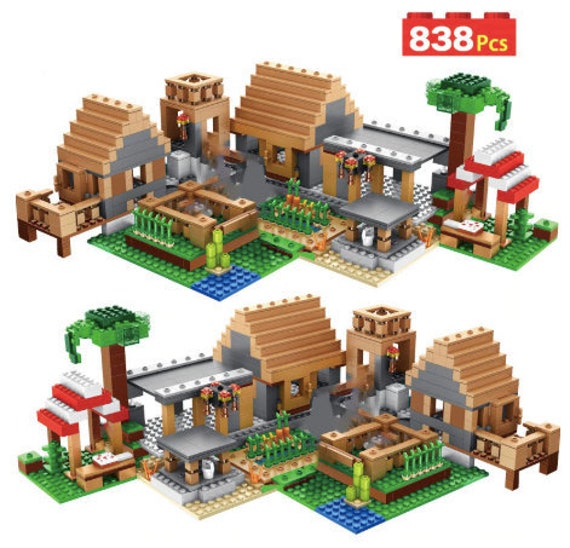 minecraft the village lego set