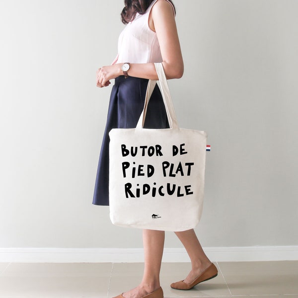 Tote bag sac cabas vieille expression française - Les Inusités - Cadeau femme - sac course cabas mode française langue française - sac coton