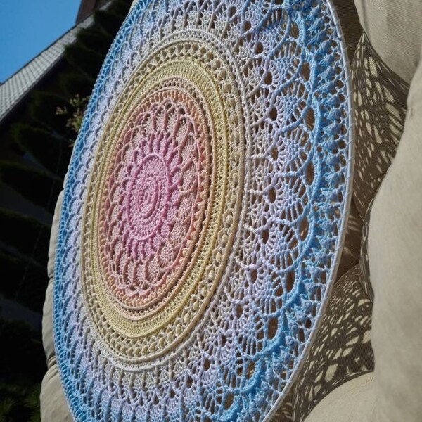 Mandala NOYA crochet manual handicraft work
