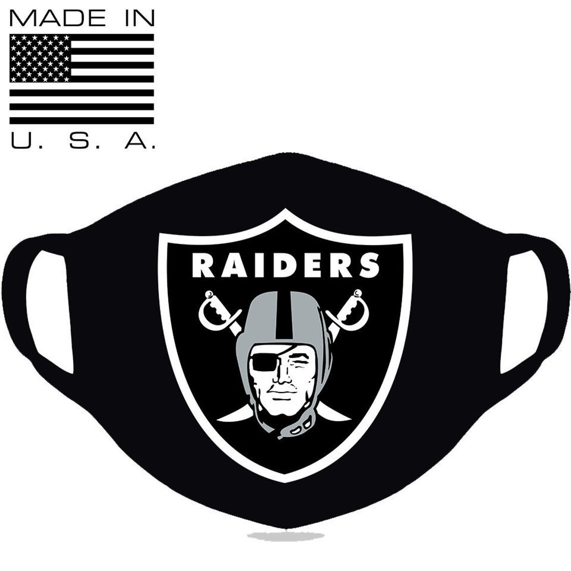 Las Vegas Raiders Face Mask Las Vegas Raiders mask Oakland Etsy