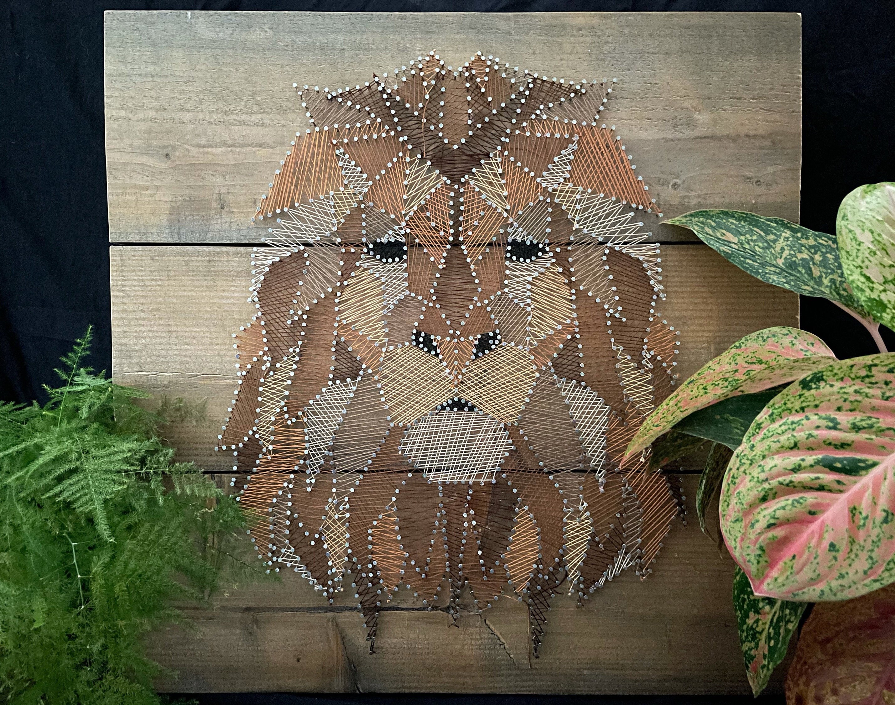 Lion String Art