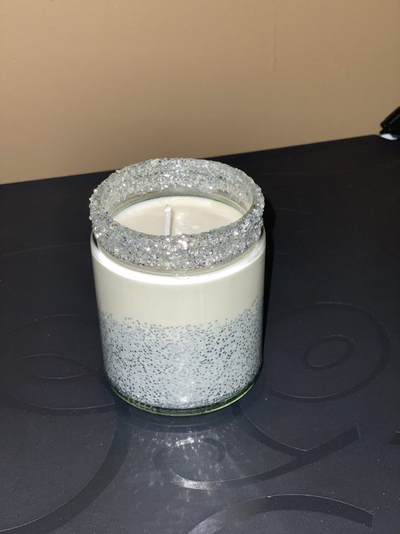 Scented Candle With Glitter Lid Home D cor Candle Floating