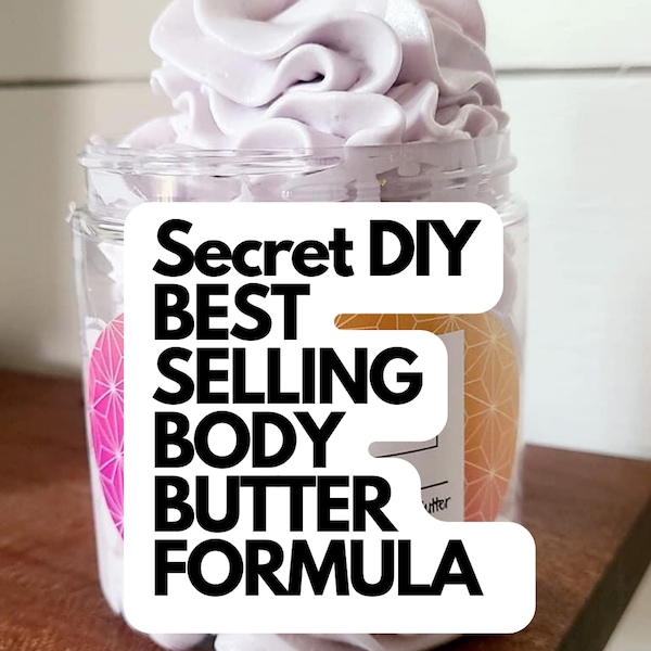 THE BEST RECIPE for fragrance free healing body butter and hand and foot cream formula. Digital download