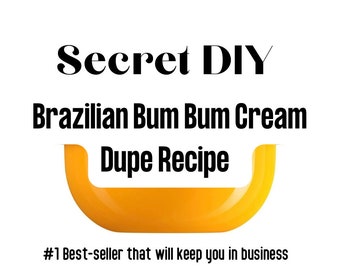 Receta brasileña de BUM BUM cream Body Butter dupe