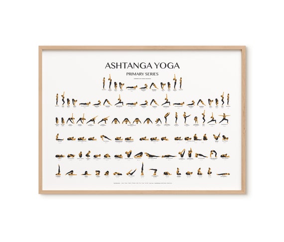 Ashtanga Primary Series-Digital File-Yoga Cheat Sheet-Yoga - Etsy