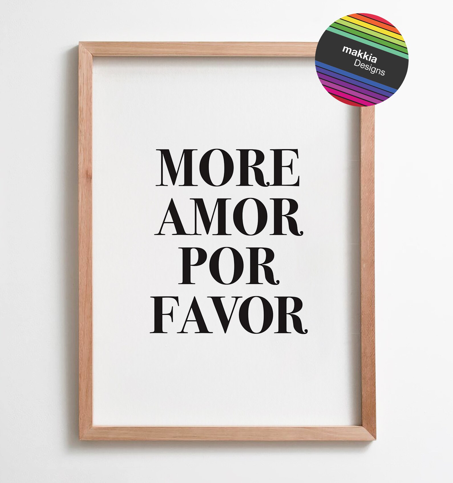 26 More Amor Por Favor Wall ArtPrintable ArtPrint at Etsy