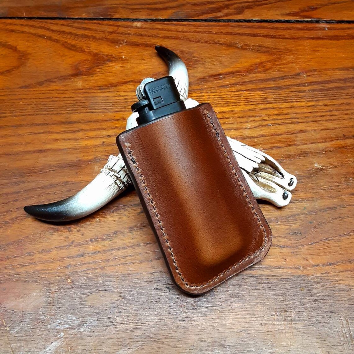 Exotic Leather Lighter Holder Mens Accessories Giraffe Etsy