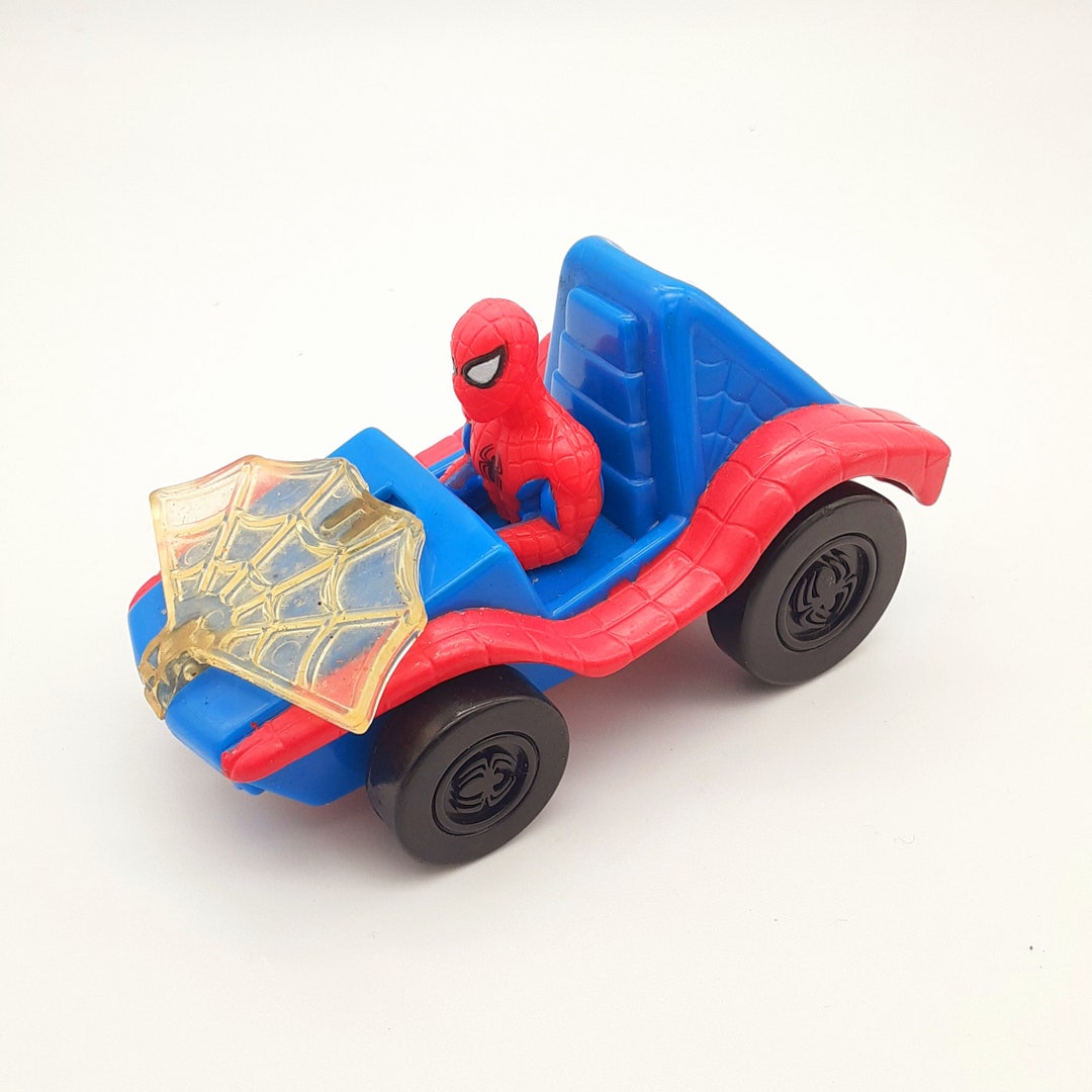 Vintage Spiderman Web Slinger Car 1996 Marvel Mcdonald's Etsy