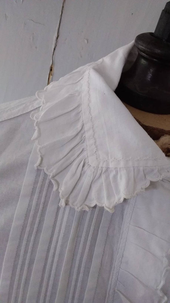 Antique french cotton chemise