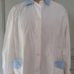 Vintage French Cotton Workdress Overall