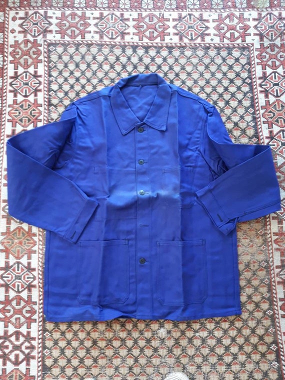 Vintage French Cotton workwear jacket - image 3