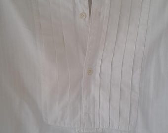 1920s French cotton Dress Shirt