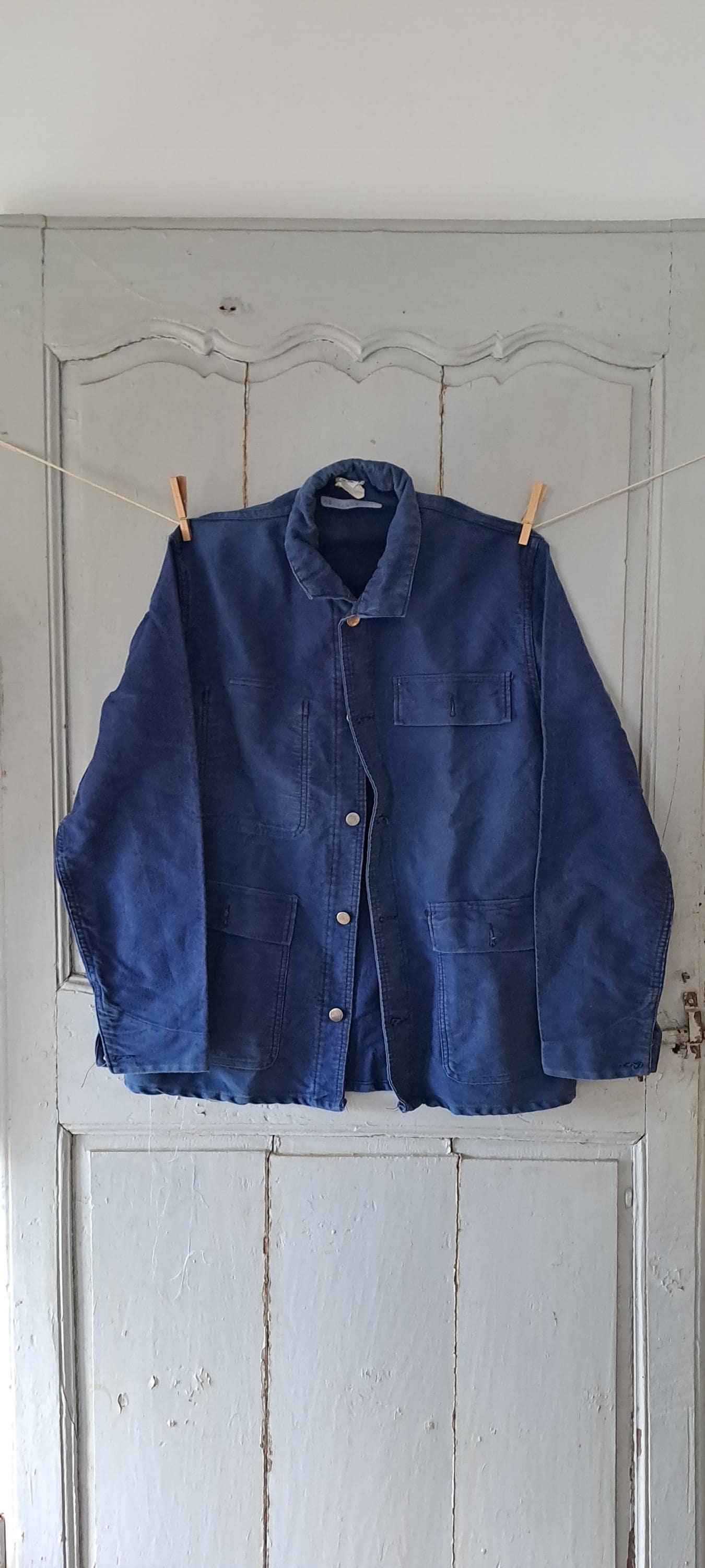 Blue Moleskin Jacket - Etsy Blue Moleskin Jacket - Etsy