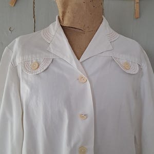 Vintage French Cotton Workdress Overall