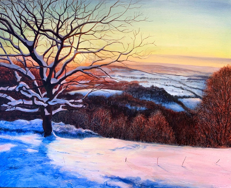 Landscape Art Greetings Cards Original Paintings Malvern Etsy