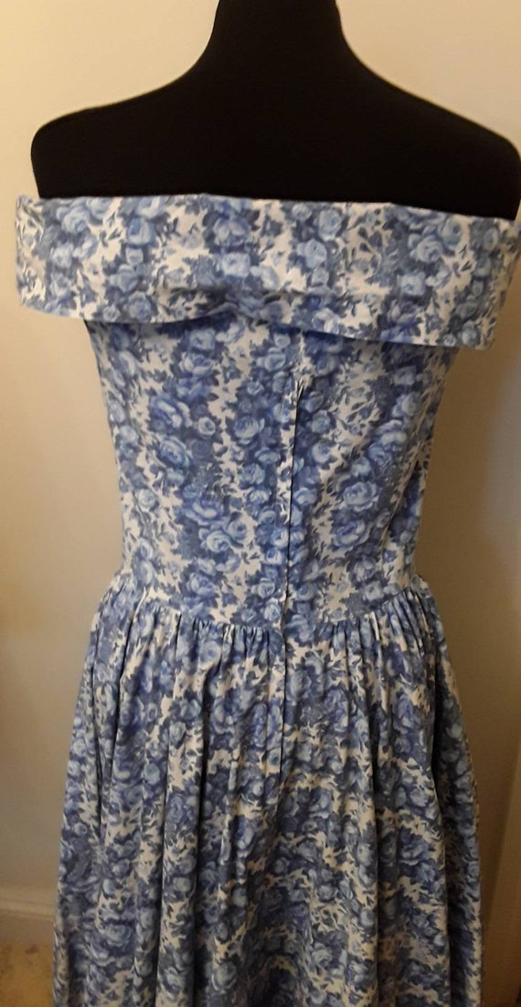 Gorgeous floral 1980's dress. - image 3