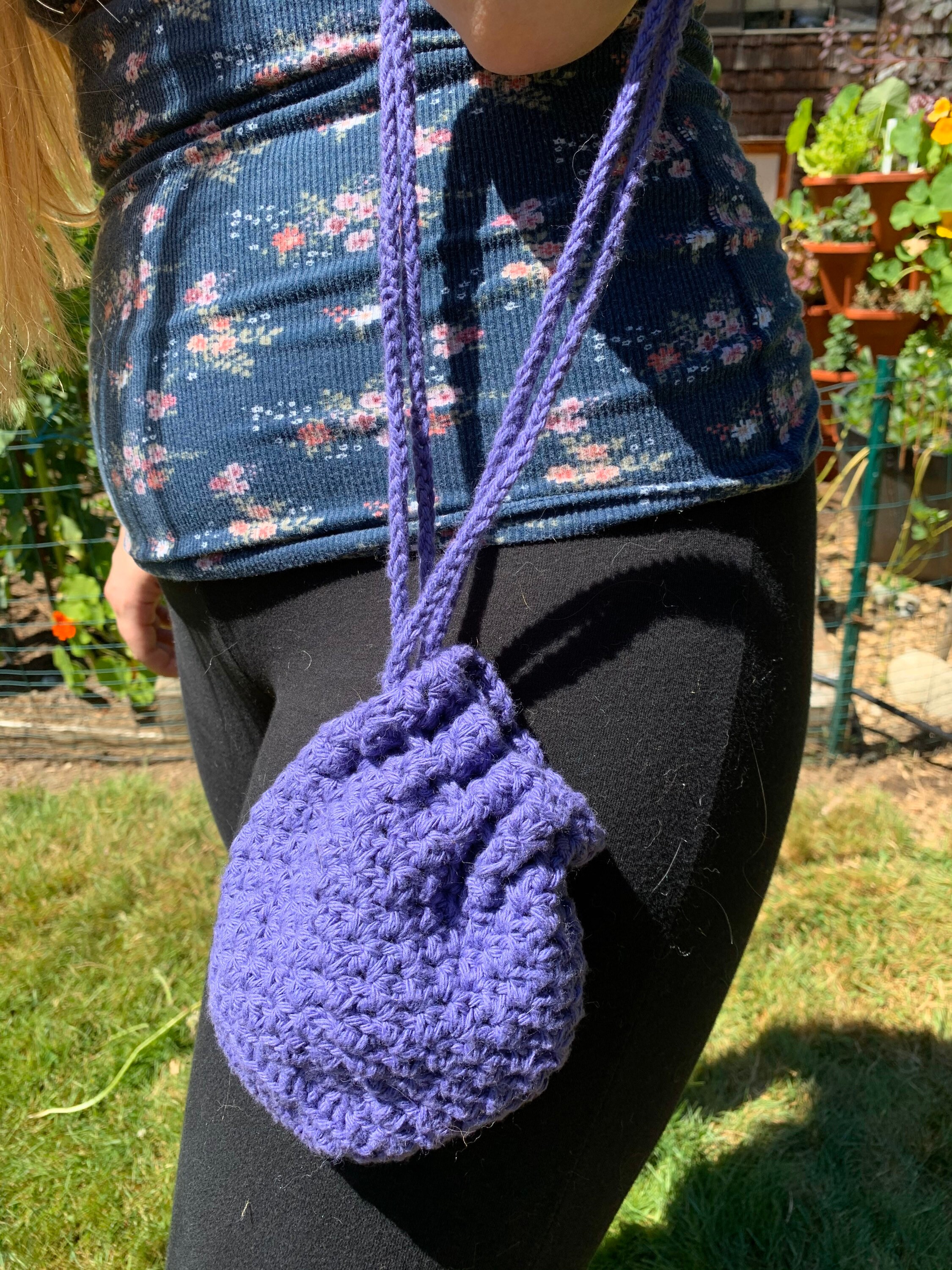 hippie drawstring bag