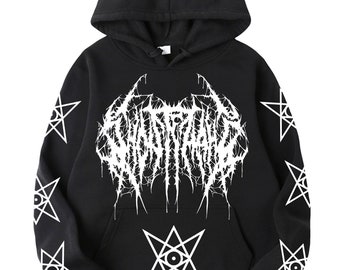 Ghostemane darktrap sweatshirt, hip-hop, meta, streetwear