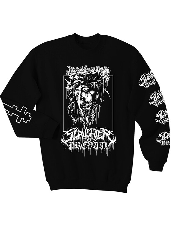 Sweatshirt Slaughter to Prevail Jesus band logo