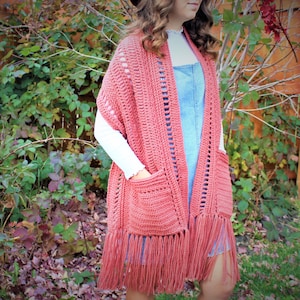 Crochet Pocket Scarf