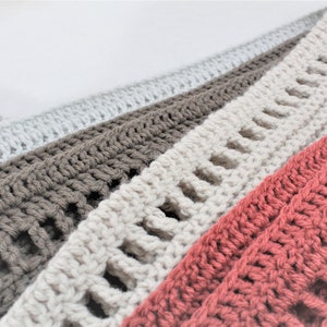 Crochet Pocket Scarf PATTERN ONLY The Western Wind Pocket Scarf image 5