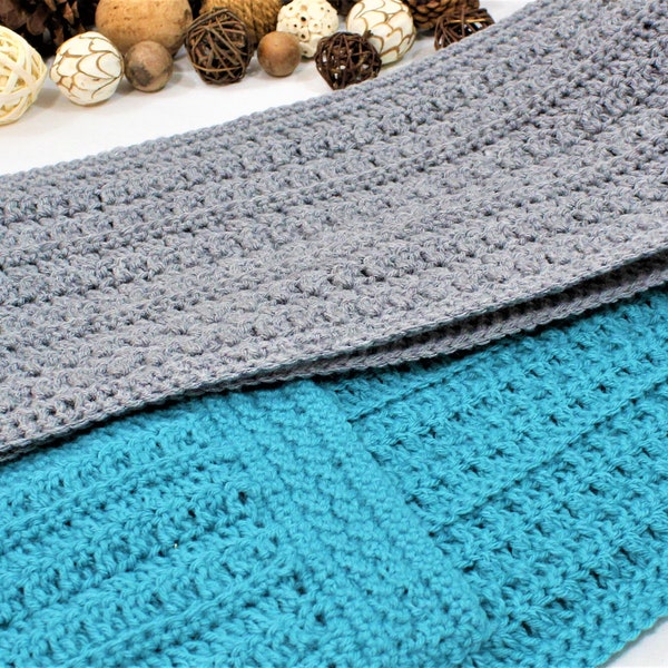 Crochet Pocket Scarf-PATTERN ONLY-The Miranda Pocket Scarf