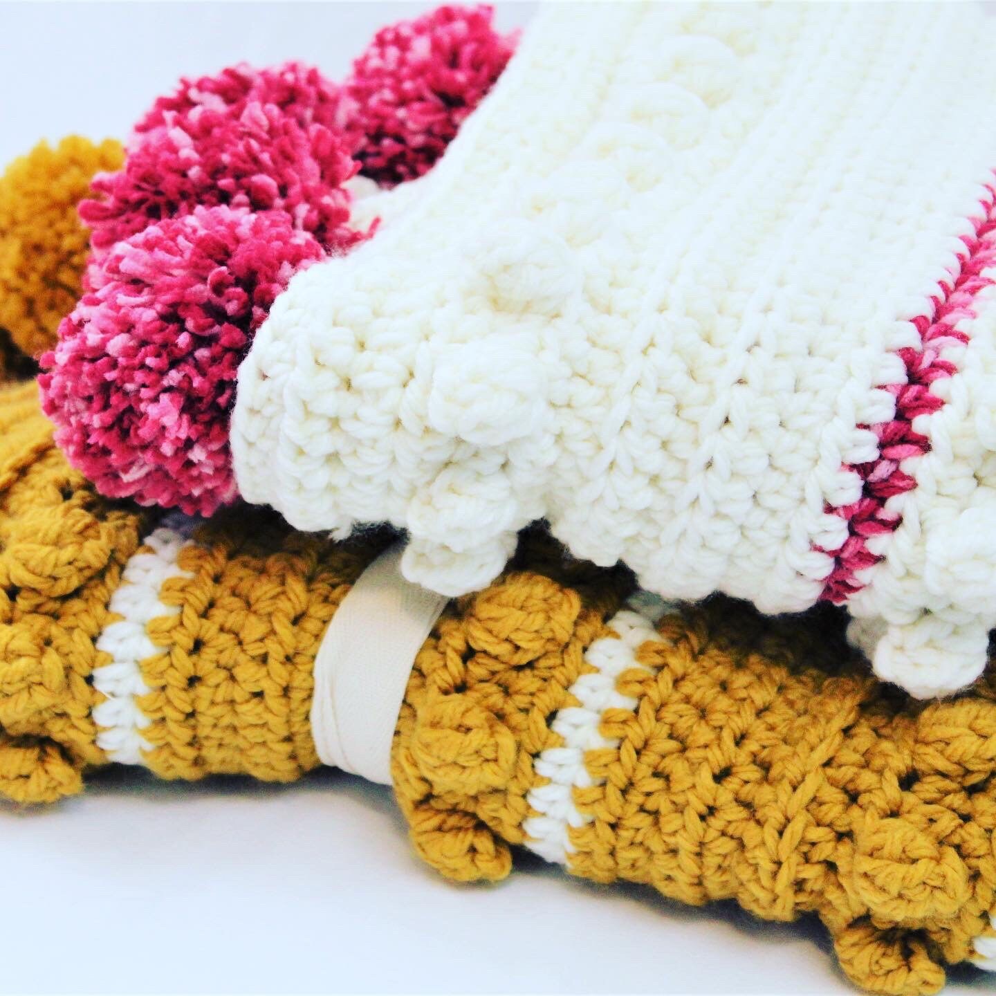 Crochet Pattern Boho Bobble Baby Blanket PATTERN ONLY Etsy México