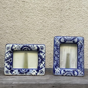 Talavera Vertical Picture Frame - Talavera Horizontal Picture Frame - Marco De Talavera Horizontal - Marco De Talavera Vertical