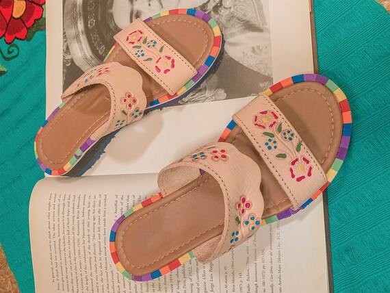 Jatziri Mexican Leather Sandals Beach Sandals Canada