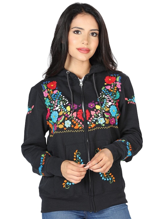 Mexican Sweater - Hand Embroidered Sweater - Mexican Sweater