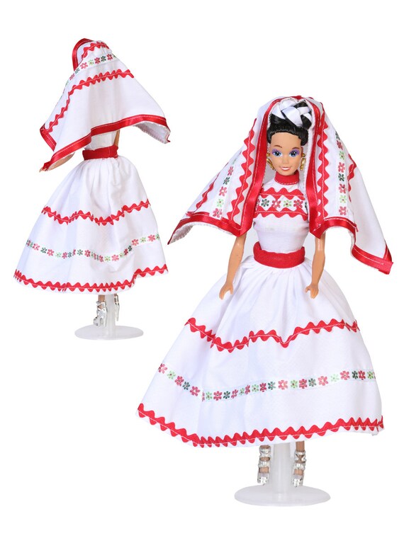 Barbie Mexicana Muñeca Muñeca Mexicana Muneca - Etsy España