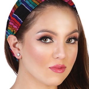 Mexican Serape/Cambaya Knotted Headwrap Turbans image 5