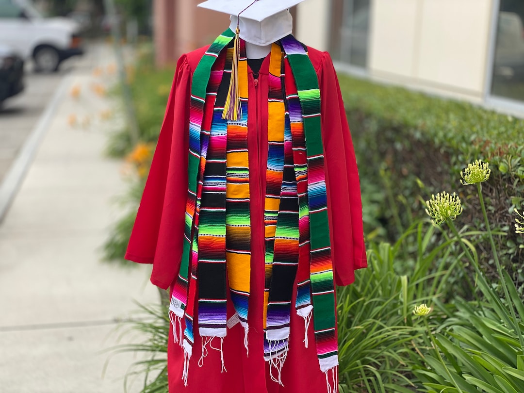 Mexican Serape Graduation Stole Different Serape Colors Available