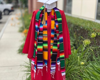 Mexican Serape Graduation Stole Different Serape Colors Available No Words
