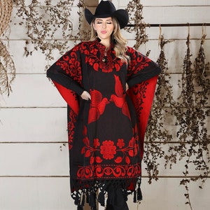 Mexican Poncho - Different Colors And Designs - Pullover Poncho - Poncho Mexicano - Capa Mexicana - Woman Poncho - Ladies Poncho