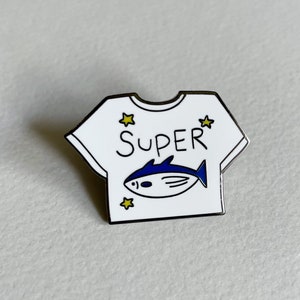 BTS Jin Super Tuna / 슈퍼 참치 Enamel Pin