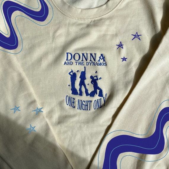 Donna and the Dynamos mamma Mia Embroidered Sweatshirt and - Etsy Denmark