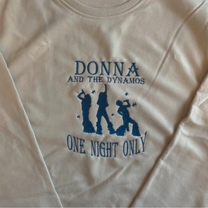 Donna and the Dynamos (Mamma Mia) Embroidered Sweatshirt and Tote Bag- The Clique Clothing