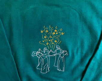 Willow TS Embroidered Sweatshirt (Taylor inspired, Taylor Merch, Fan Merch, Gift Idea, Birthday Gift)- The Clique Clothing