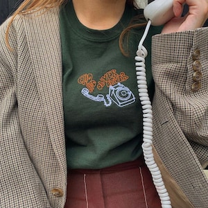 Call Me By Your Name Embroidered Tee- The Clique Clothing