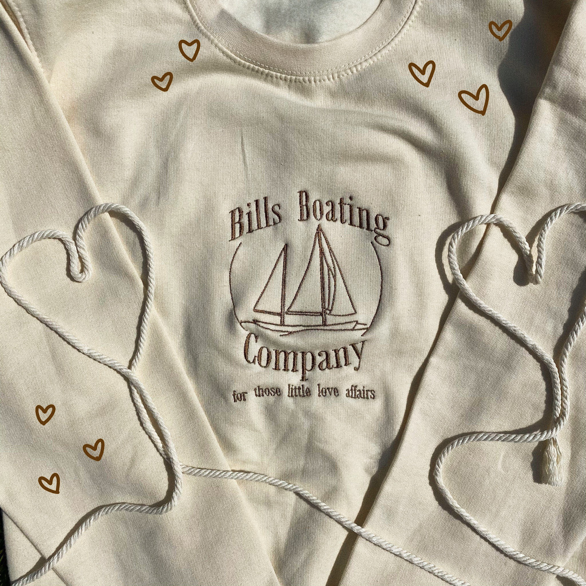 Bills Boating Company (Mamma Mia) Embroidered Sweatshirt - The Clique…