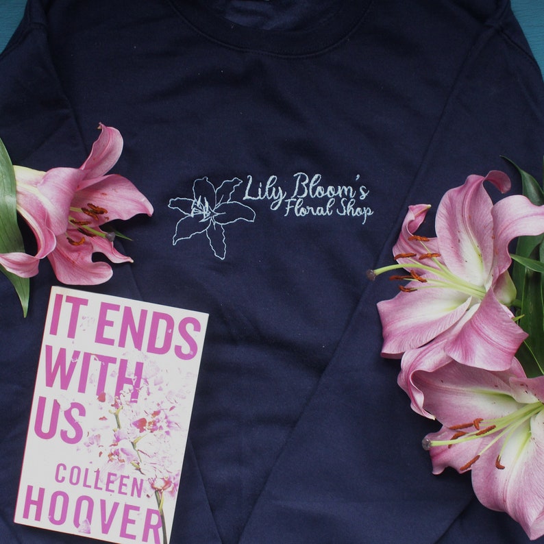 Lily Bloom's it Ends With Us Inspired Embroidered Etsy